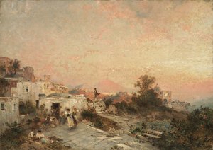 La Tarantella, Posilipo, Neapel, um 1895