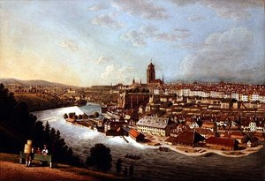 Blick auf Bern von oben