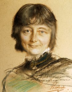 Porträt von Nina Hagerup von Franz Seraph von Lenbach