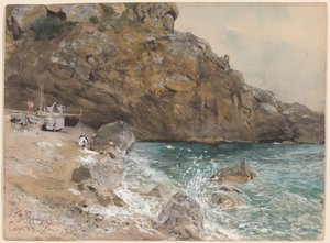Der Strand von Marina Piccola, Capri