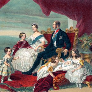Königin Victoria von England und ihre Familie