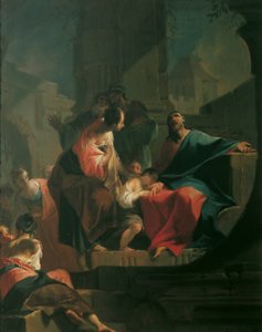 Christus segnet die Kinder