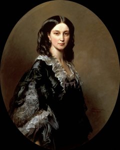 Porträt der Herzogin Elizaveta Alexandrovna Baryatinskaya, geborene Prinzessin Chernysheva 1826-1902, 1858