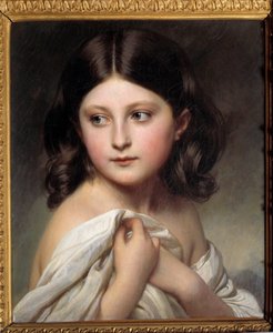 Porträt eines Mädchens namens Prinzessin Charlotte von Franz Xaver Winterhalter