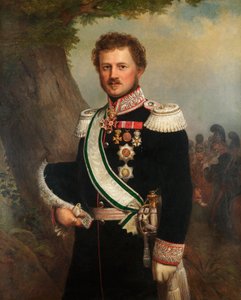 Porträt von Emil, Prinz von Hessen und am Rhein 1790-1858, ca. 1850