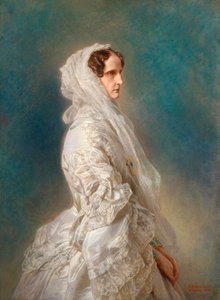 Porträt der Kaiserin Alexandra Fjodorowna Charlotte von Preußen, 1856
