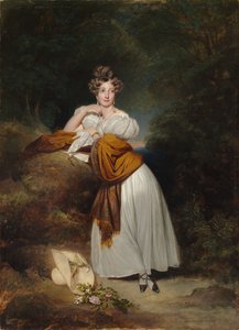 Porträt von Großherzogin Sophie von Baden 1801-1865, 1831 von Franz Xaver Winterhalter
