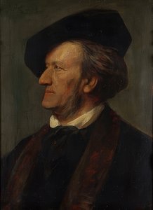 Porträt des Komponisten Richard Wagner von Franz von Lenbach