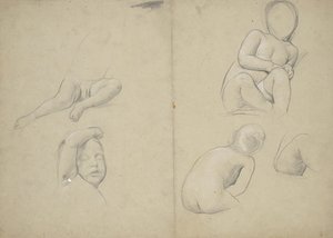 Kinderaktstudien von Franz von Matsch