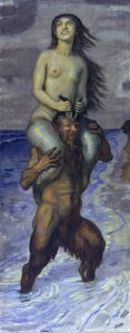 Faun und Meerjungfrau von Franz von Stuck