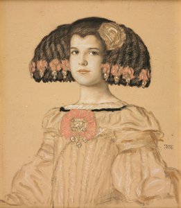 Porträt von Mary, der Tochter des Künstlers, im spanischen Kostüm, 1908