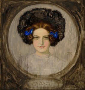 Porträt der Tochter des Künstlers, Mary von Franz von Stuck