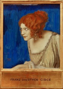 Tilla Durieux als Circe / F. v. Stuck von Franz von Stuck