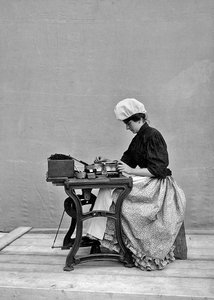 Arbeiter in der Tabakfabrik von Florenz, 1901