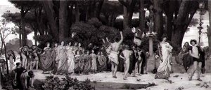 Die Daphnephoria, gedruckt in Paris von Photogravure Goupil, veröffentlicht von The Fine Art Society