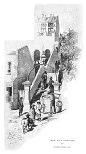 Von Woolloomooloo nach Darlinghurst, Sydney, New South Wales, Australien, 1886