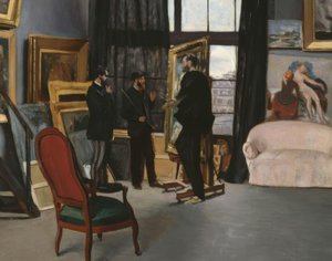 Das Atelier von Bazille von Jean Frederic Bazille