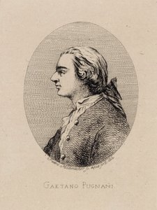 Porträt des Geigers und Komponisten Gaetano Pugnani 1731-1798, 1842 von Frederic Desire Hillemacher