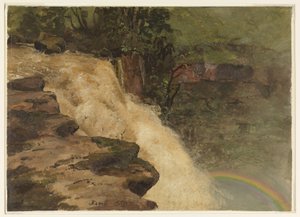 Ein Wasserfall in Kolumbien von Frederic Edwin Church