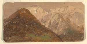 Alpenlandschaft (wahrscheinlich Schweiz), 1868