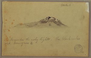Anden-Gipfel (Cayambe?), Otavalo, Ecuador, August oder September 1853 von Frederic Edwin Church
