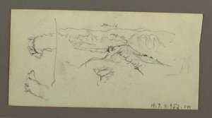 Kamelstudien, Baum, Busch und Tal, möglicherweise 1868 von Frederic Edwin Church