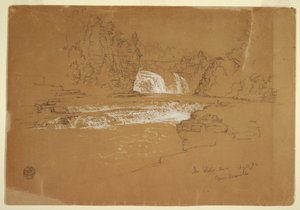 Kaskaden des Ausable River, in der Nähe von Keeseville, New York, 13. August 1856 von Frederic Edwin Church