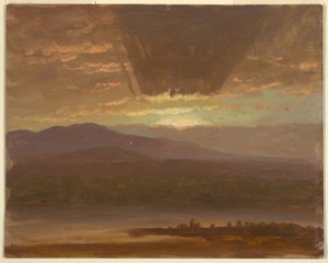 Zeichnung, Catskills von Hudson, New York, 1870 von Frederic Edwin Church