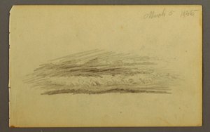 Wolkenbank, 1845 von Frederic Edwin Church
