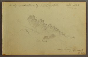 Zeichnung, Wolkenstudie, 1844 von Frederic Edwin Church