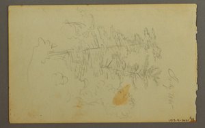 Zeichnung, Wolkenstudie, 1845
