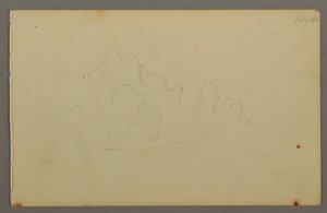 Zeichnung, Wolken, 1844 von Frederic Edwin Church