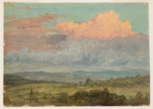 Wolken, Hudson Valley, New York, Juli 1866 von Frederic Edwin Church