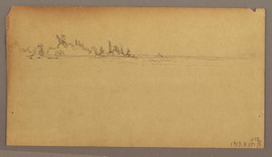 Doppelter Regenbogen über den Wasserfällen, Niagara River, möglicherweise 1858 von Frederic Edwin Church