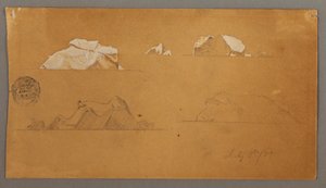 Schwimmende Eisberge, 5. Juli 1859 von Frederic Edwin Church