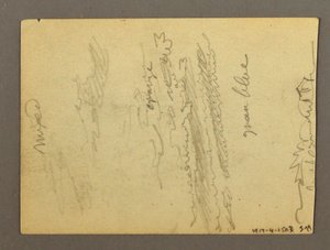 Fragment einer Kolonnade, Brunnen, möglicherweise 1868–69 von Frederic Edwin Church