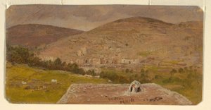 Hebron, Gesamtansicht, Februar 1868 von Frederic Edwin Church