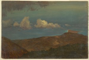 Hügelige Landschaft von Frederic Edwin Church