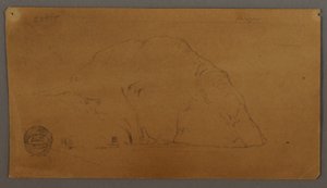 Zeichnung, Eisberg, Labrador, Neufundland oder Nova Scotia, 1859 von Frederic Edwin Church