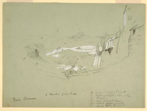 Isola Farnese in der römischen Campagna, Italien, Mai 1869 von Frederic Edwin Church