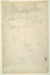 Kaaterskill-Fälle, Catskill Mountains, New York, Juli 1844 von Frederic Edwin Church
