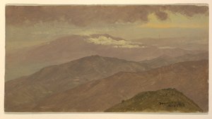 Zeichnung, Landschaft, August 1865 von Frederic Edwin Church