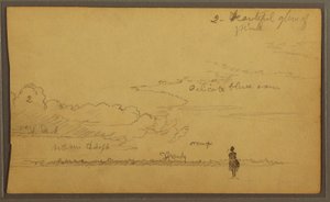 Landschaft mit Figur, 1857 von Frederic Edwin Church