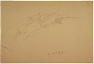 Landschaften zwischen Golling und Abtenau, 5. August 1868 von Frederic Edwin Church