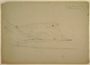 Zeichnung, Affenhöhle, 1851 von Frederic Edwin Church