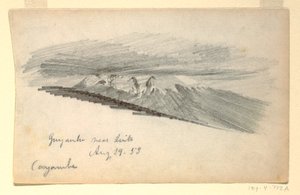 Berg Cayambe, Ecuador von Frederic Edwin Church