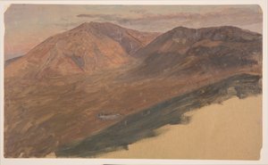 Zeichnung, Berge Katahdin und Turner aus der Ferne, 1860–78