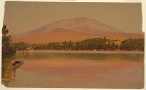 Zeichnung, Mt. Katahdin vom Togue Pond, 1875–80 von Frederic Edwin Church