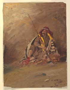 Sitzender Beduine, wahrscheinlich Februar 1868 von Frederic Edwin Church