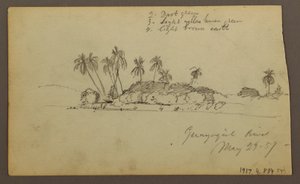 Himmel über dem Meer; Verso: Ufer des Guayas bei Guayaquil, Ecuador, 29. Mai 1857 von Frederic Edwin Church